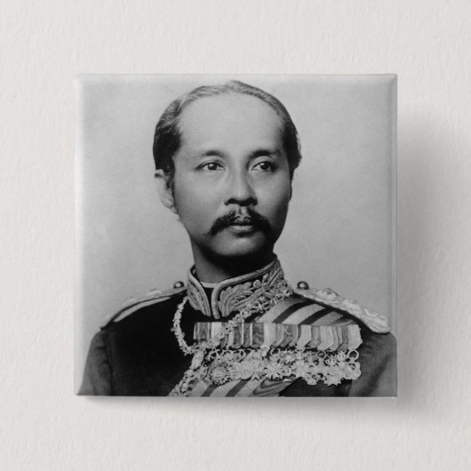 King Chulalongkorn Rama V of Thailand Button (Vorderseite)