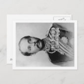 King Chulalongkorn Rama V of Thailand Fotograf Postkarte (Vorne/Hinten)