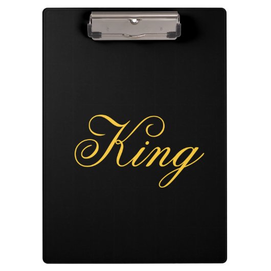 King Clipboard Klemmbrett (Vorderseite)