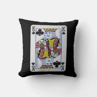 King Clovers (Clubs) Spielkarte Kissen