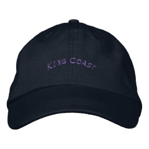 KING COAST Verstellbare Stylische Elegante Navy Fr Bestickte Baseballkappe