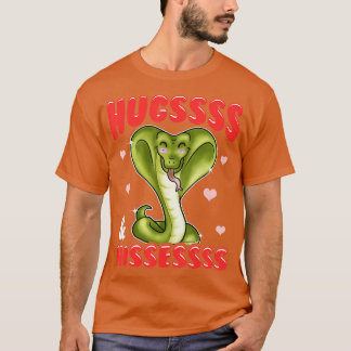 King Cobra Hissing Hugs und Hisses Snake Lover T-Shirt