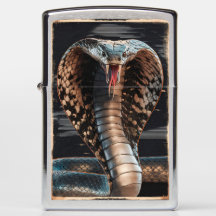 King Cobra Metal Gravur Art #2