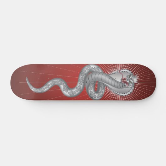 King Cobra - Red Skateboard (Horizontal)