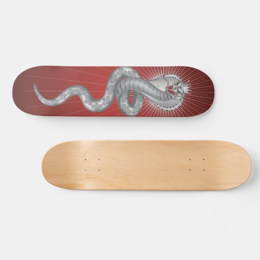 King Cobra - Red Skateboard (Horizontal)