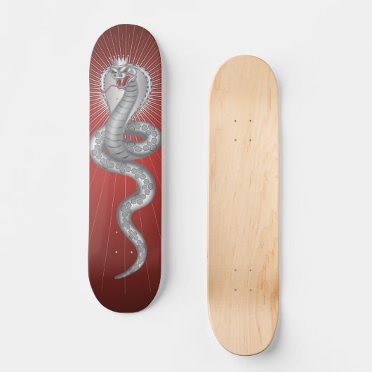 King Cobra - Red Skateboard (Vorderseite)