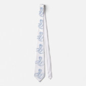 King Cobra Snake Blue Boa Venomous Krawatte (Vorderseite)