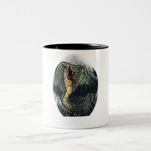King Cobra Zweifarbige Tasse (Mittel)