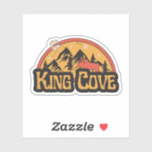 King Cove, Alaska Sticker (Blatt)