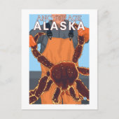 King Crab Fisherman - Anchorage, Alaska Postkarte (Vorderseite)
