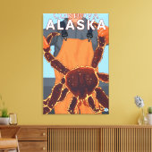 King Crab Fisherman - Cordova, Alaska Leinwanddruck (Insitu (Wohnzimmer))