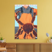 King Crab Fisherman - Washington Leinwanddruck (Insitu (Wohnzimmer))