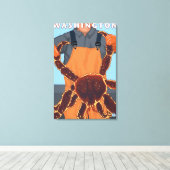 King Crab Fisherman - Washington Leinwanddruck (Insitu (Holzboden))