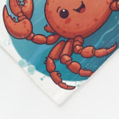 King Crab Princess Pattern Fleecedecke (Ecke)