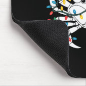 King Crab Weihnachtsmannmütze Weihnachten Mousepad (Ecke)