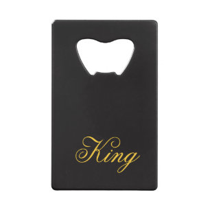 King Credit Card Flaschenöffner