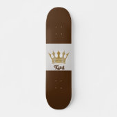 King/Crown Design Skateboard (Vorne)