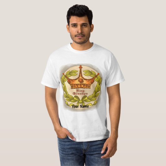 King Crown Grandpa T - Shirt (Vorne ganz)