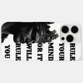 KING Crown Line Art Phone Case – Rule Every Call (Rückseite (Horizontal))