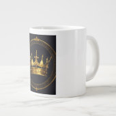 King Crown Logo Combo Mug Jumbo-Tasse (Vorderseite Rechts)