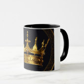 King Crown Logo Combo Mug Tasse (VorderseiteRechts)