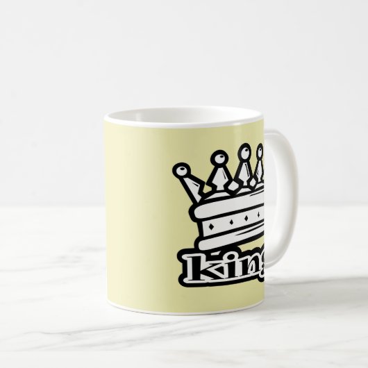 King Crown Royal Royalty Kaffeetasse (VorderseiteRechts)