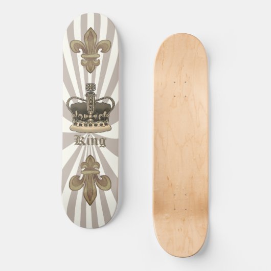 King Crown Skateboard (Vorderseite)