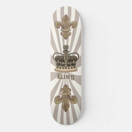 King Crown Skateboard (Vorderseite)