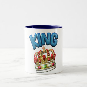 king.crown zweifarbige tasse