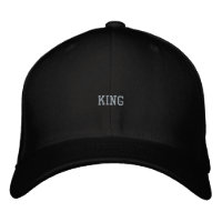 King Custom Schwarzer Vielseitiger Hutstil-Hut 