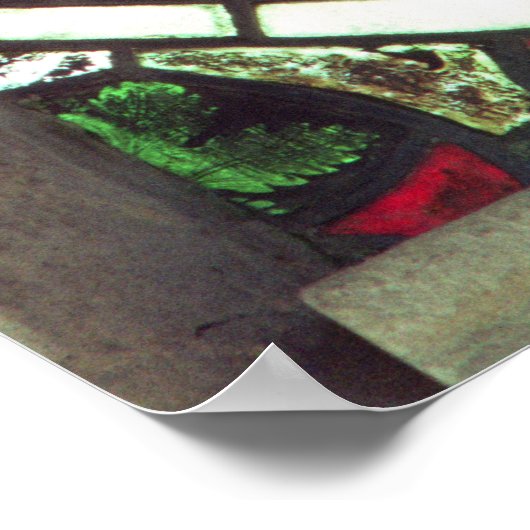 King David, 14th century Poster (Ecke)