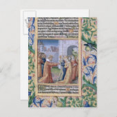 King David coveting Bathsheba Postkarte (Vorne/Hinten)