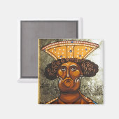 King David Icon Magnet (Vorderseite/Rückseite)