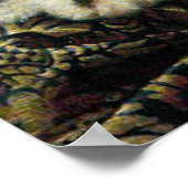 'King David Playing the Harp' Poster (Ecke)