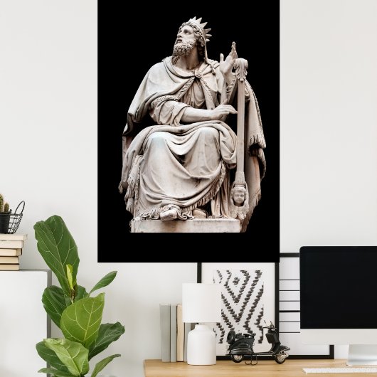 King David Poster (Heimbüro)