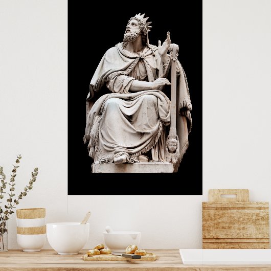 King David Poster (Küche)