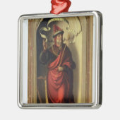 King David Silbernes Ornament (Links)