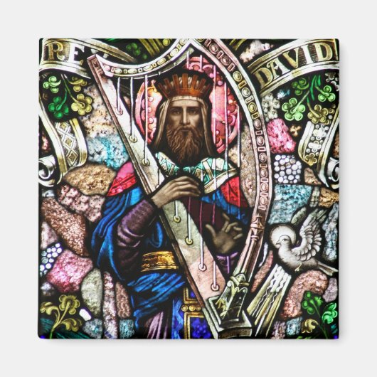 King David Stains Art Magnet (Vorne)
