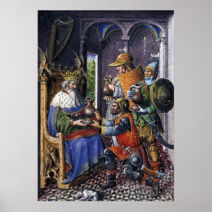 King David und die drei Valiants Poster