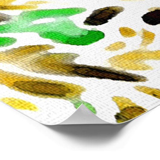 King David's Dance Poster (Ecke)