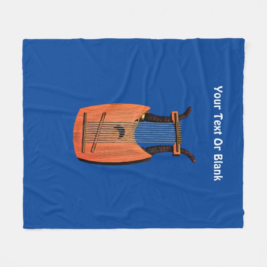 King David's Harp Fleecedecke (Vorderseite (Horizontal))