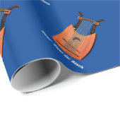 King David's Harp Geschenkpapier (Rolleneckpunkt)