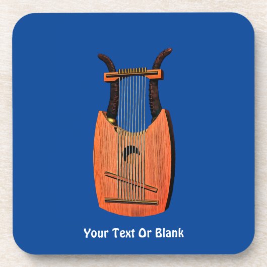 King David's Harp Getränkeuntersetzer (Vorderseite)