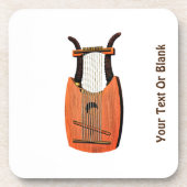 King David's Harp Getränkeuntersetzer (Vorderseite)