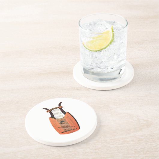 King David's Harp Getränkeuntersetzer (Seite)