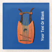 King David's Harp Glasuntersetzer (Vorderseite)