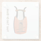 King David's Harp Glasuntersetzer (Rückseite)