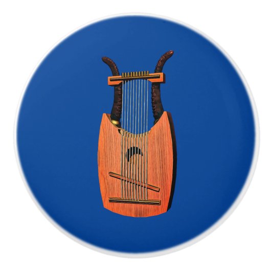 King David's Harp Keramikknauf (Vorderseite)