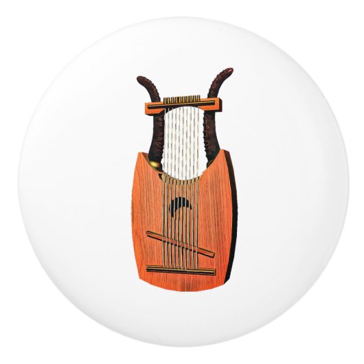 King David's Harp Keramikknauf (Vorderseite)