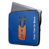 King David's Harp Laptopschutzhülle (Vorderseite Links)
